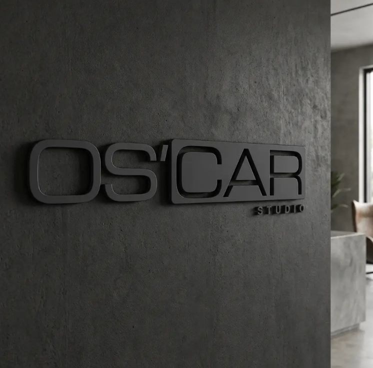 Os’Car Studio · Lettres relief