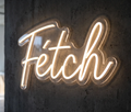 Enseigne néon LED personnalisée · Fétch