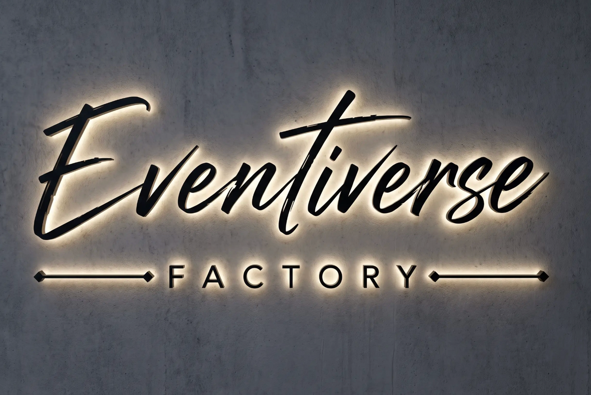 Eventiverse - Enseigne rétro éclairé (prix coûtant)