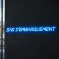 SAS D'EMBARQUEMENT / Tim - Enseigne néon LED personnalisé