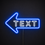 ARROW WITH TEXT