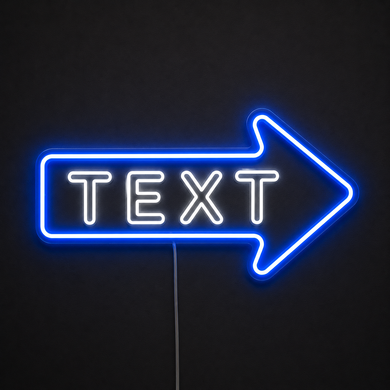 ARROW WITH TEXT