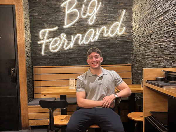 Enseigne LED néon Lumicorne installée chez Big Fernand