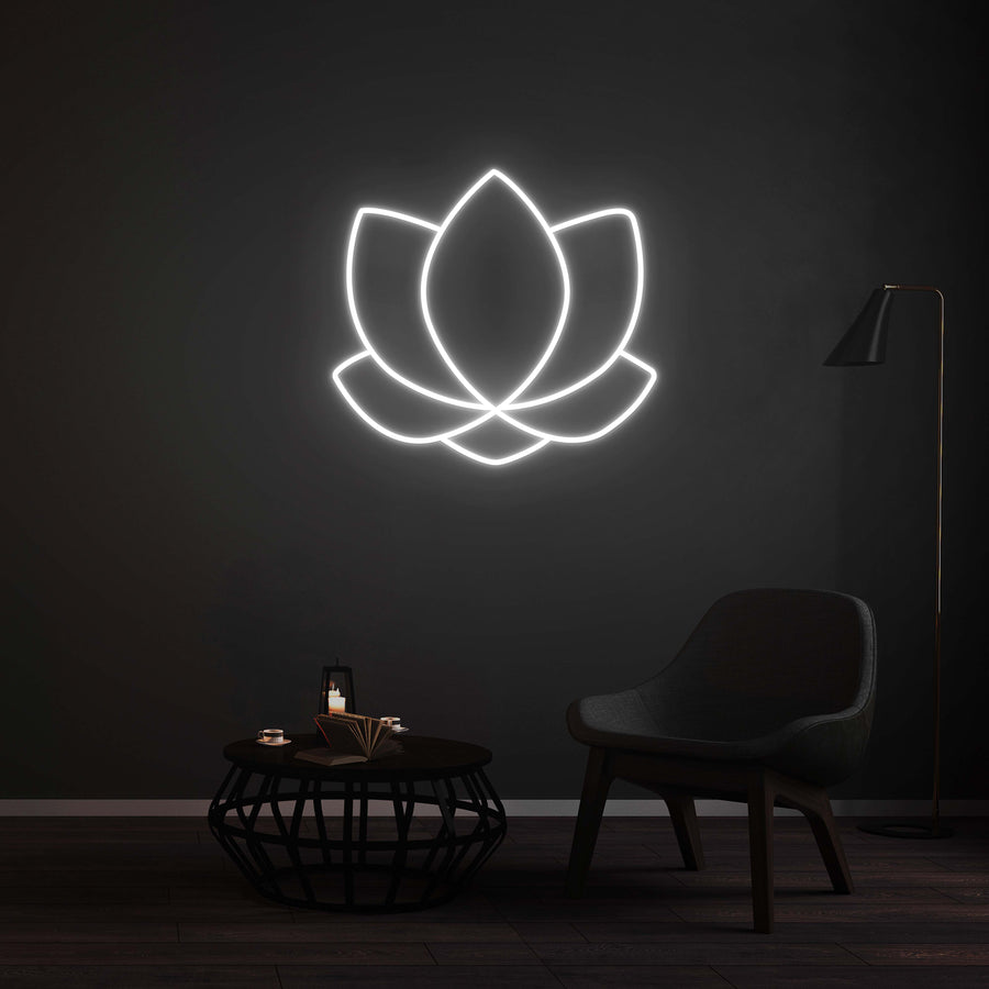 Personnalisation Enseigne LED Néon -Lotus Flower