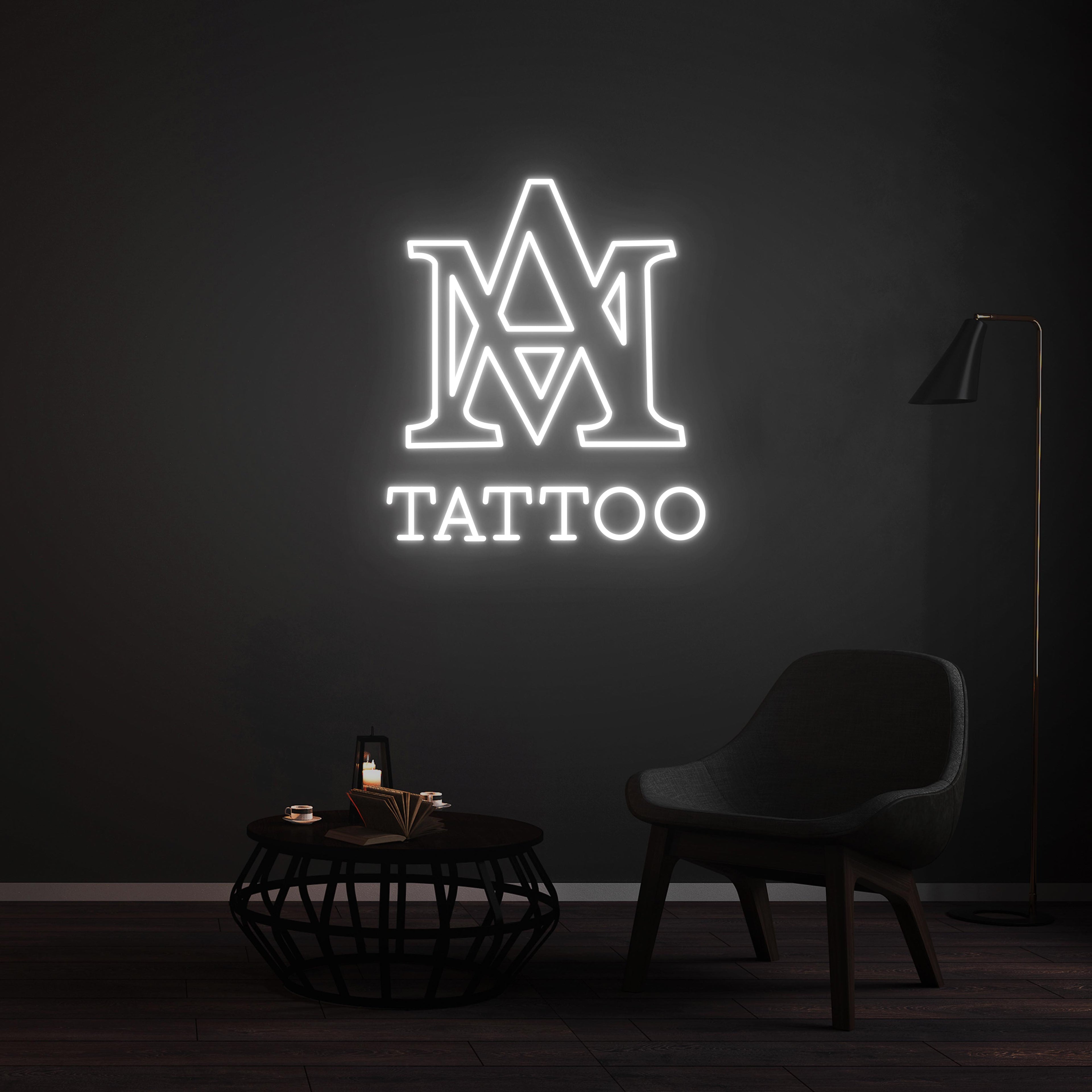 Personnalisation Enseigne LED Néon -AM TATTOO