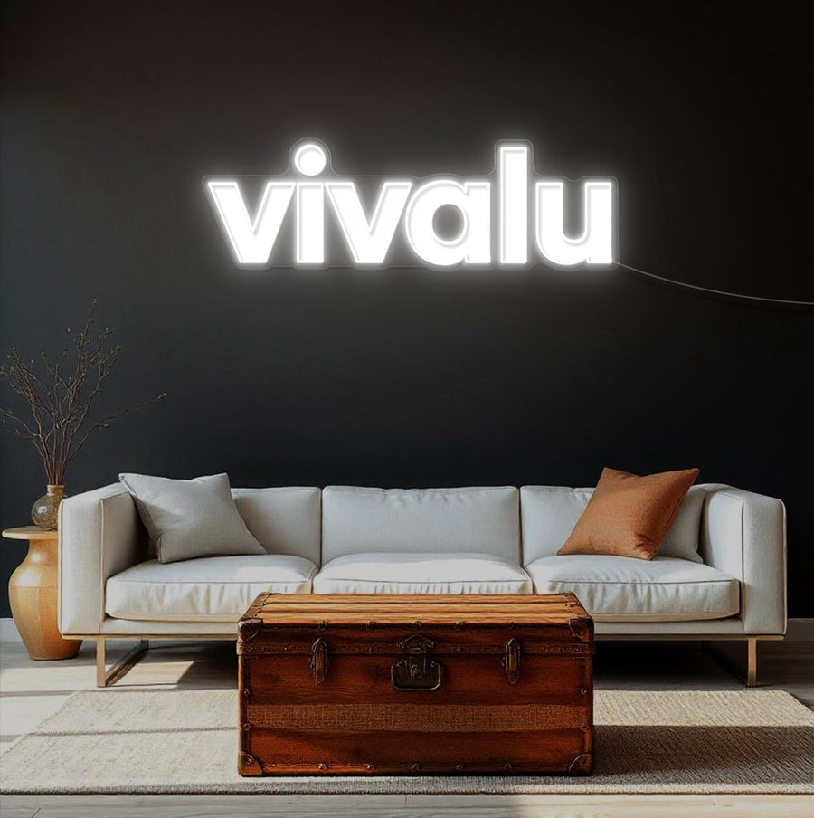 Enseigne LED Néon Personnalisée Vivalu