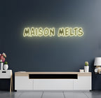 Custom LED Neon Sign MAISON MELTS