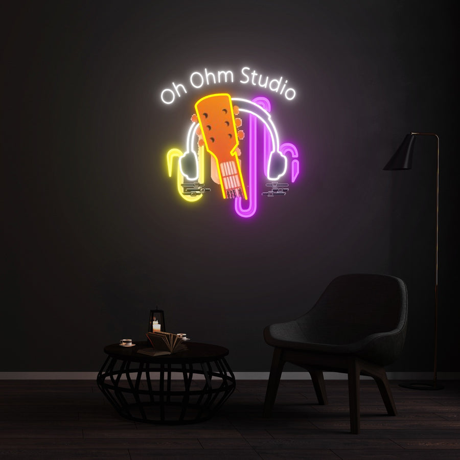 Enseigne LED Néon Personnalisée - Oh ohm Studio
