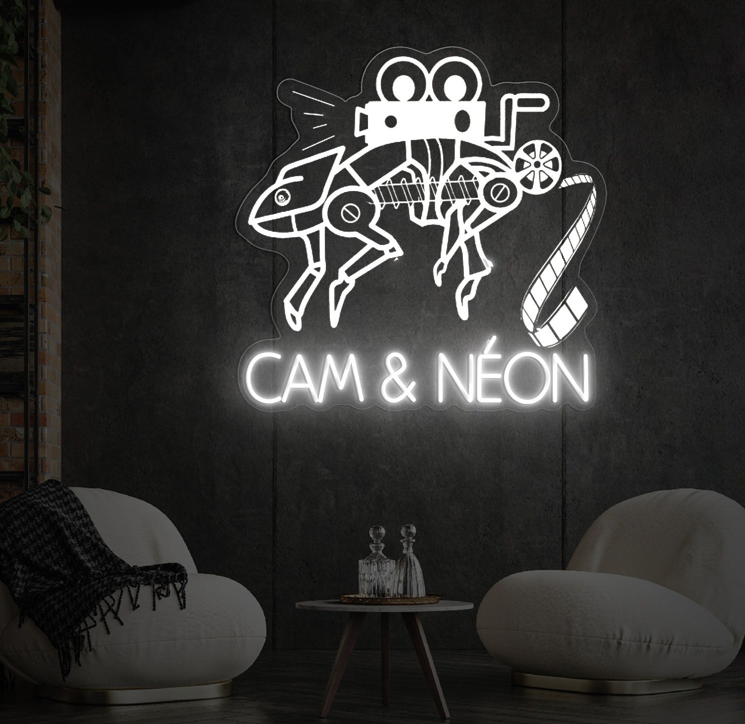 Enseigne LED Néon Personnalisée Cam & Néon