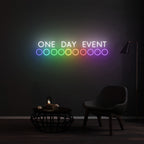Personnalisation Enseigne LED Néon One Day Event
