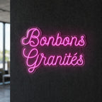 BONBONS GRANITES - Enseigne néon LED personnalisé (Copie)