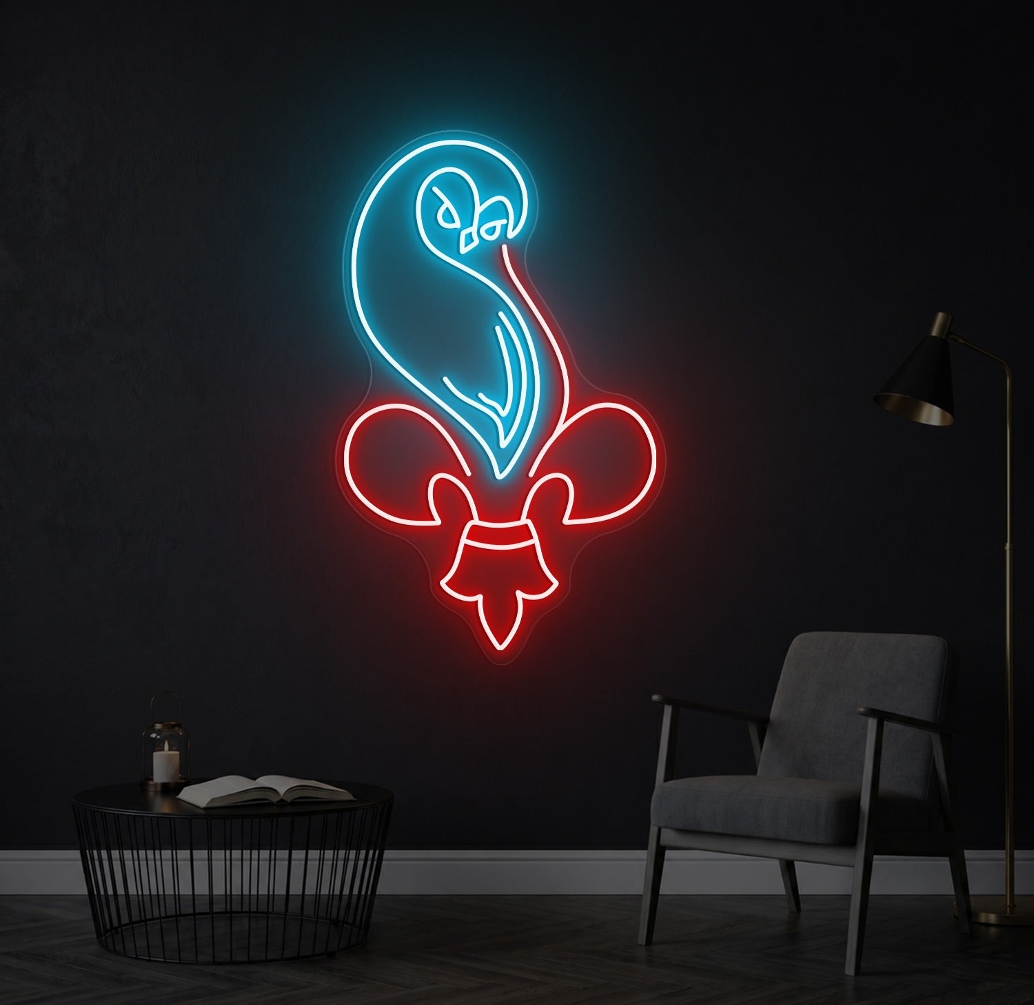 Enseigne néon LED personnalisée · Réf. 891