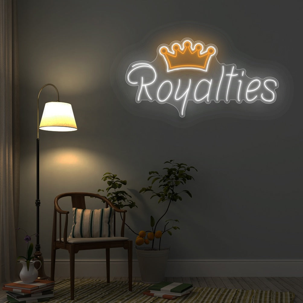 Enseigne LED Néon Personnalisée - ROYALTIES