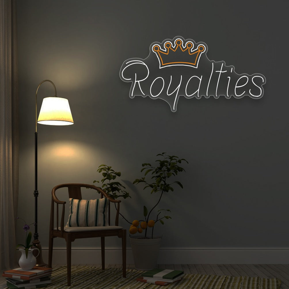 Enseigne LED Néon Personnalisée - ROYALTIES