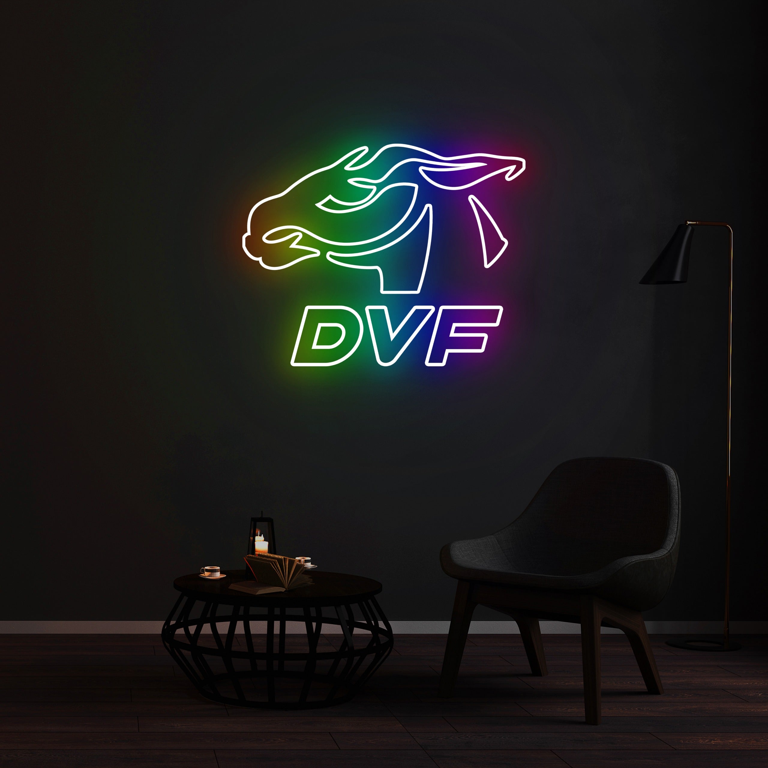 Enseigne LED Néon Personnalisée - DVF