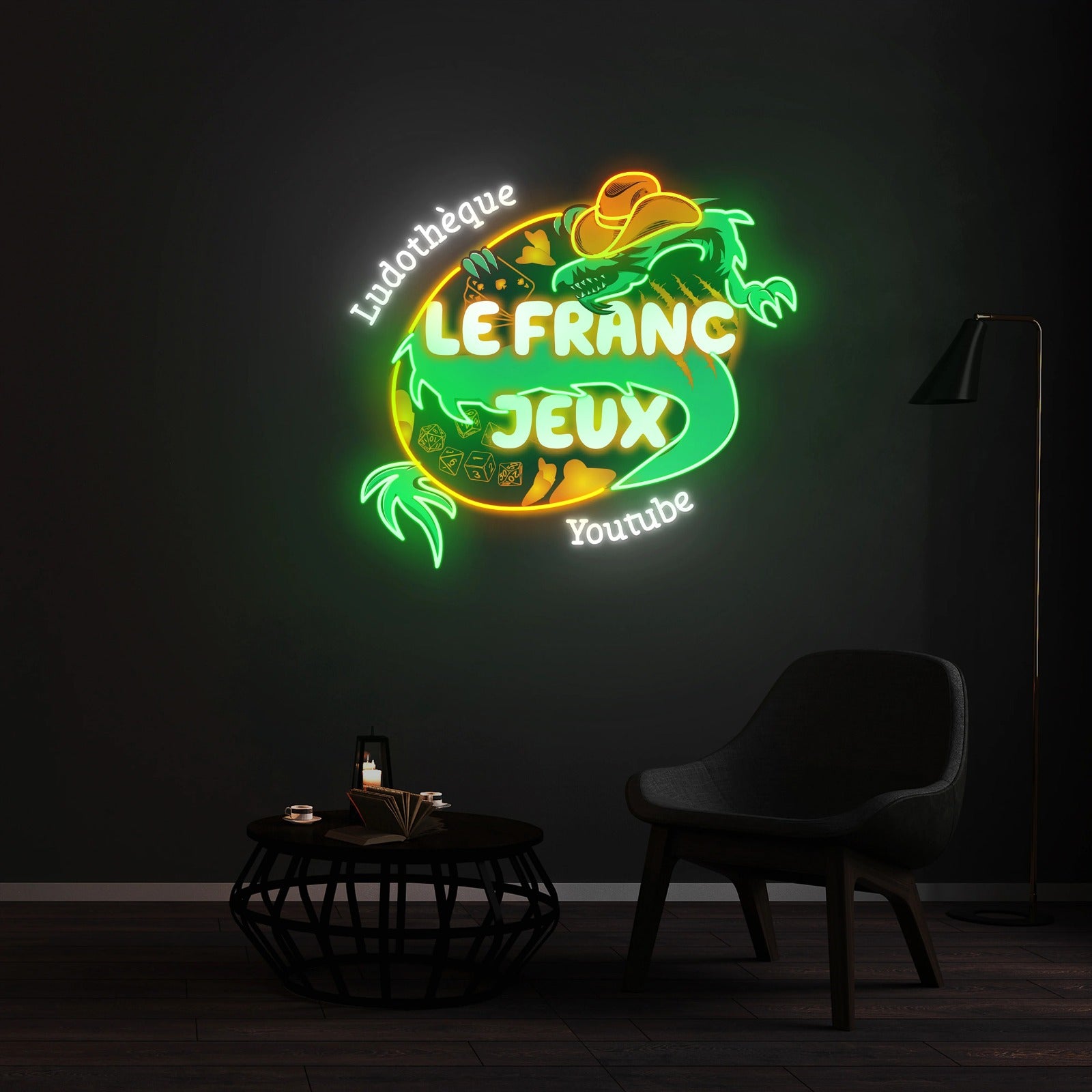 Néon LE FRANC JEUX