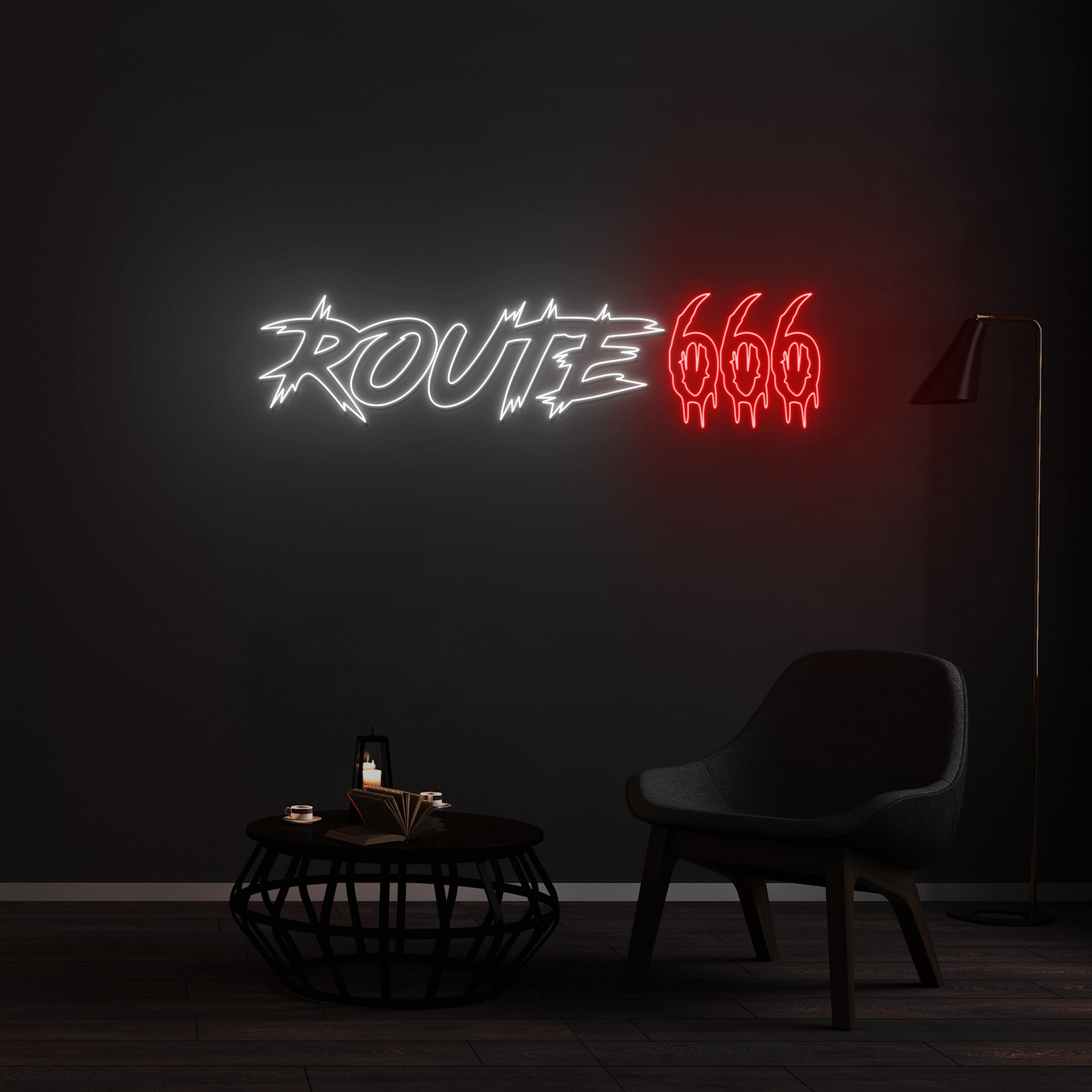 Néon ROUTE 666