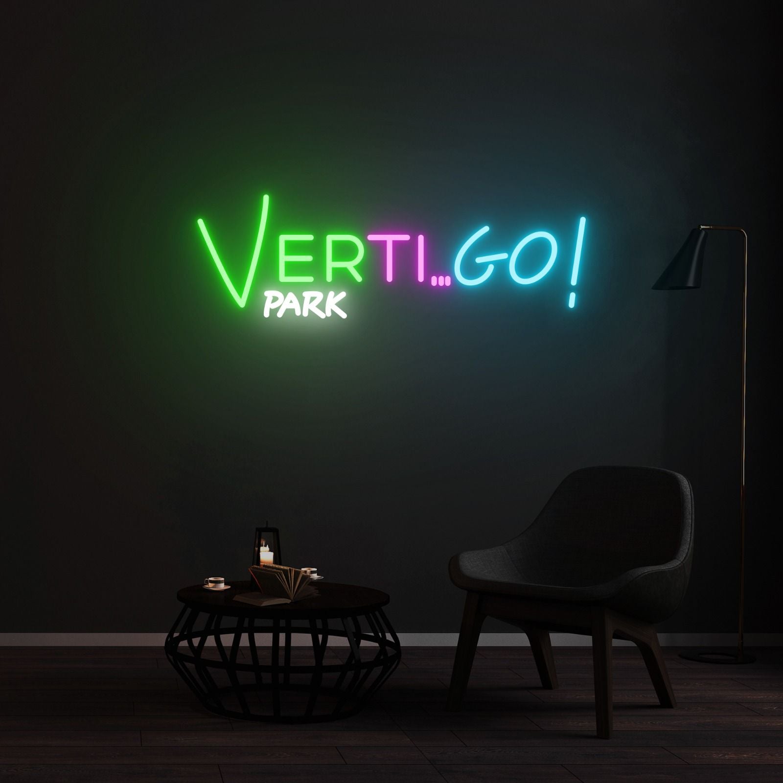 Enseigne LED Néon Personnalisée - VERTIGO