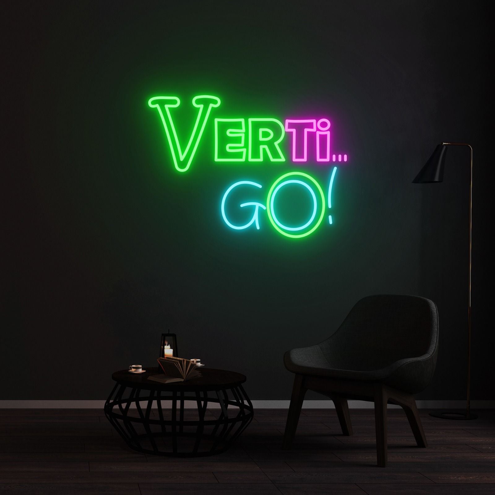 Enseigne LED Néon Personnalisée - VERTIGO