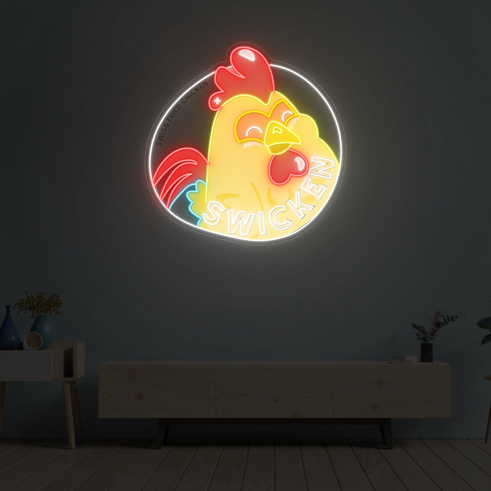 Enseigne LED Néon Personnalisée - SCHICKEN
