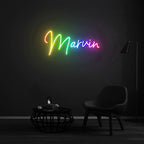 Enseigne LED Néon Personnalisée - Marvin 100cm RGB