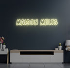 Custom LED Neon Sign MAISON MELTS