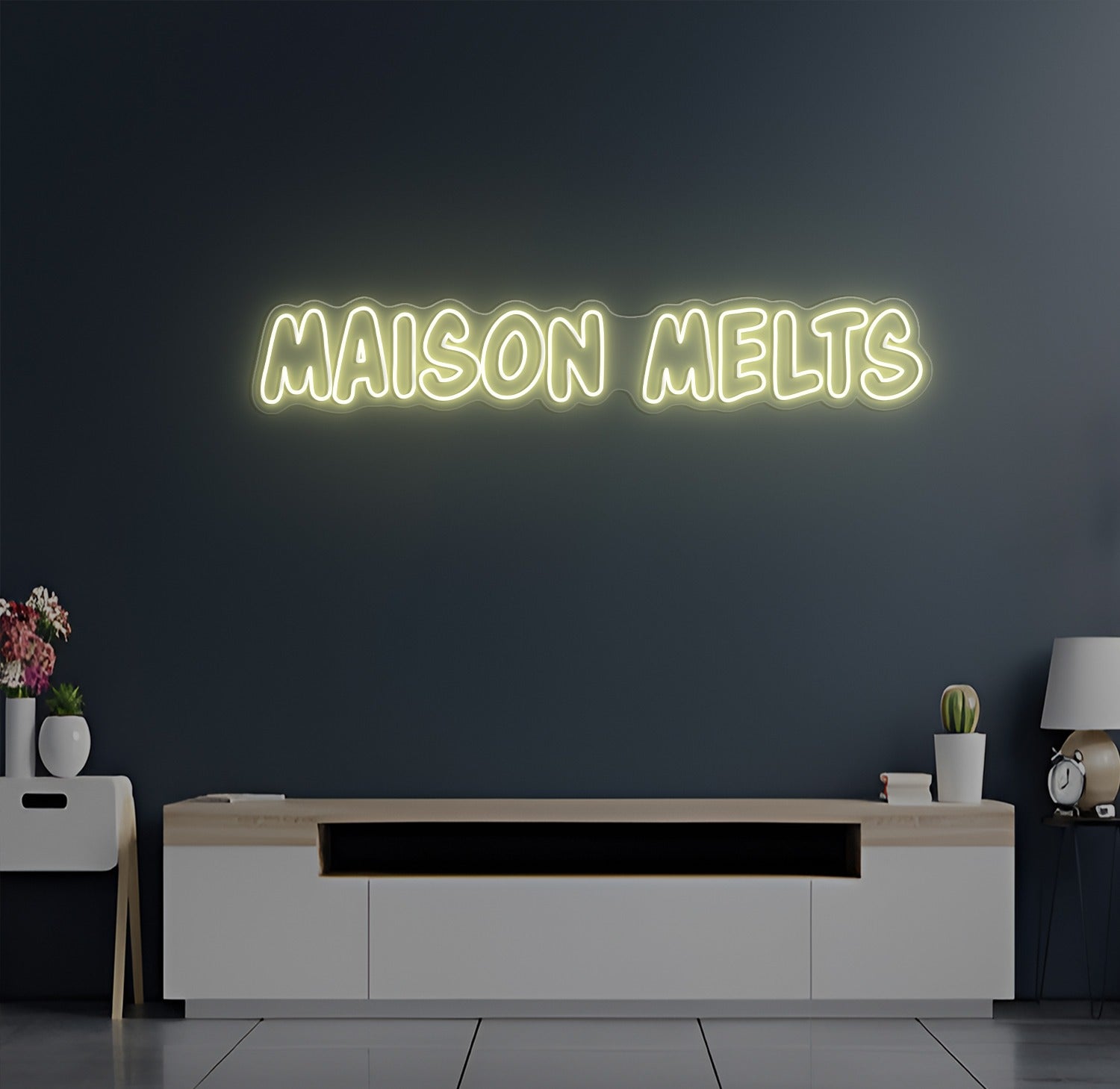 Custom LED Neon Sign MAISON MELTS