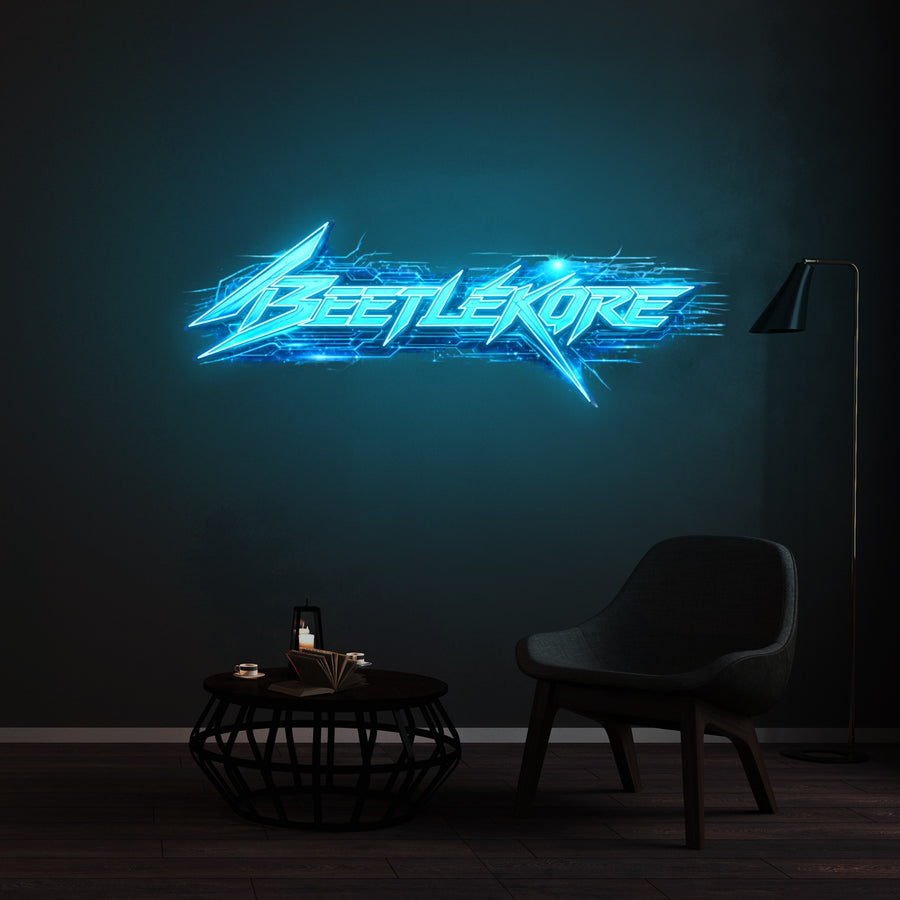Enseigne LED Néon Personnalisée Beetlekore
