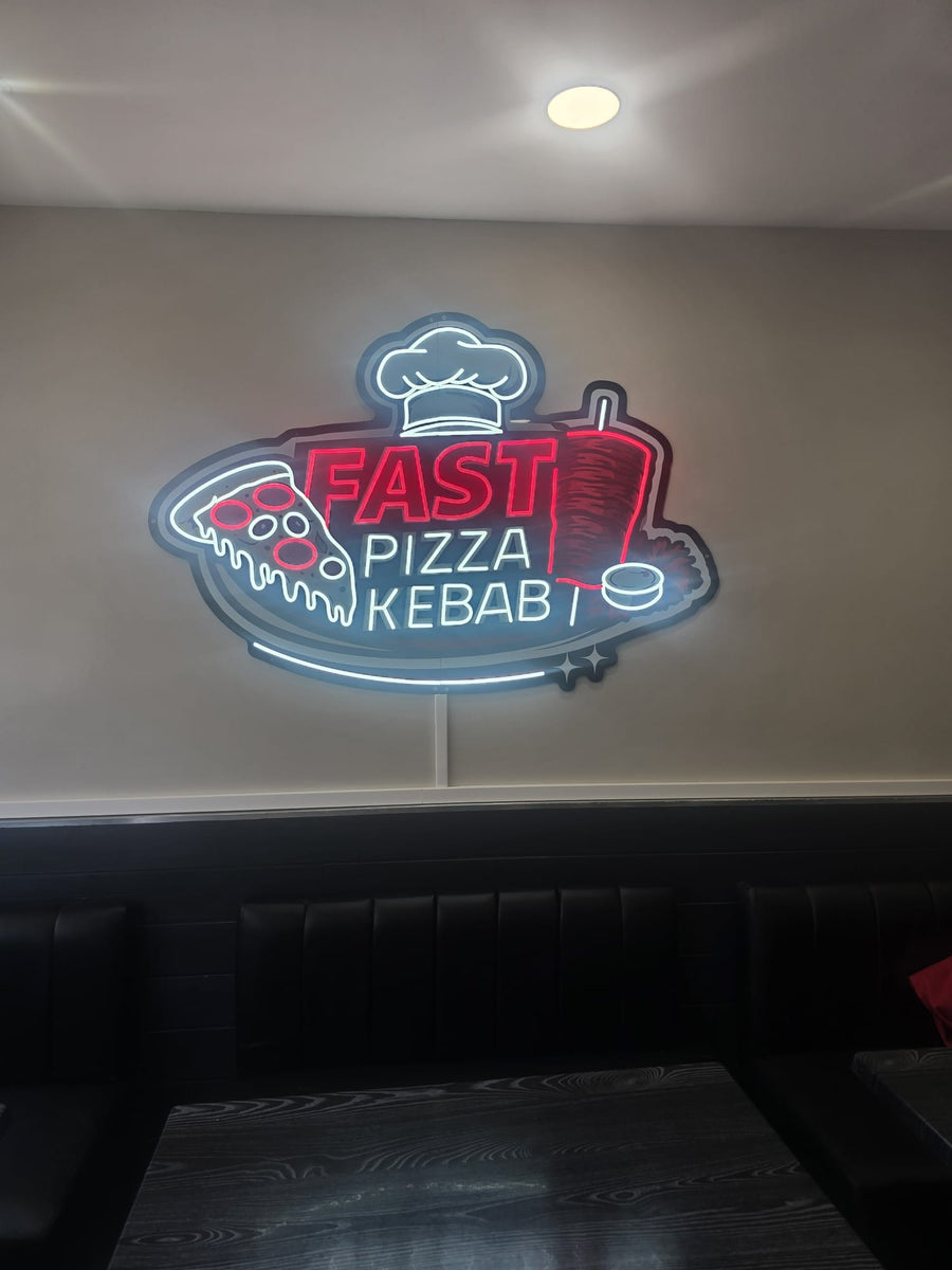Enseigne FAST PIZZA KEBAB