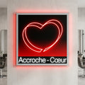 Accroche-Coeur - Enseigne néon LED personnalisé