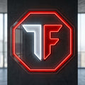 Time fight gym - Enseigne néon LED personnalisé