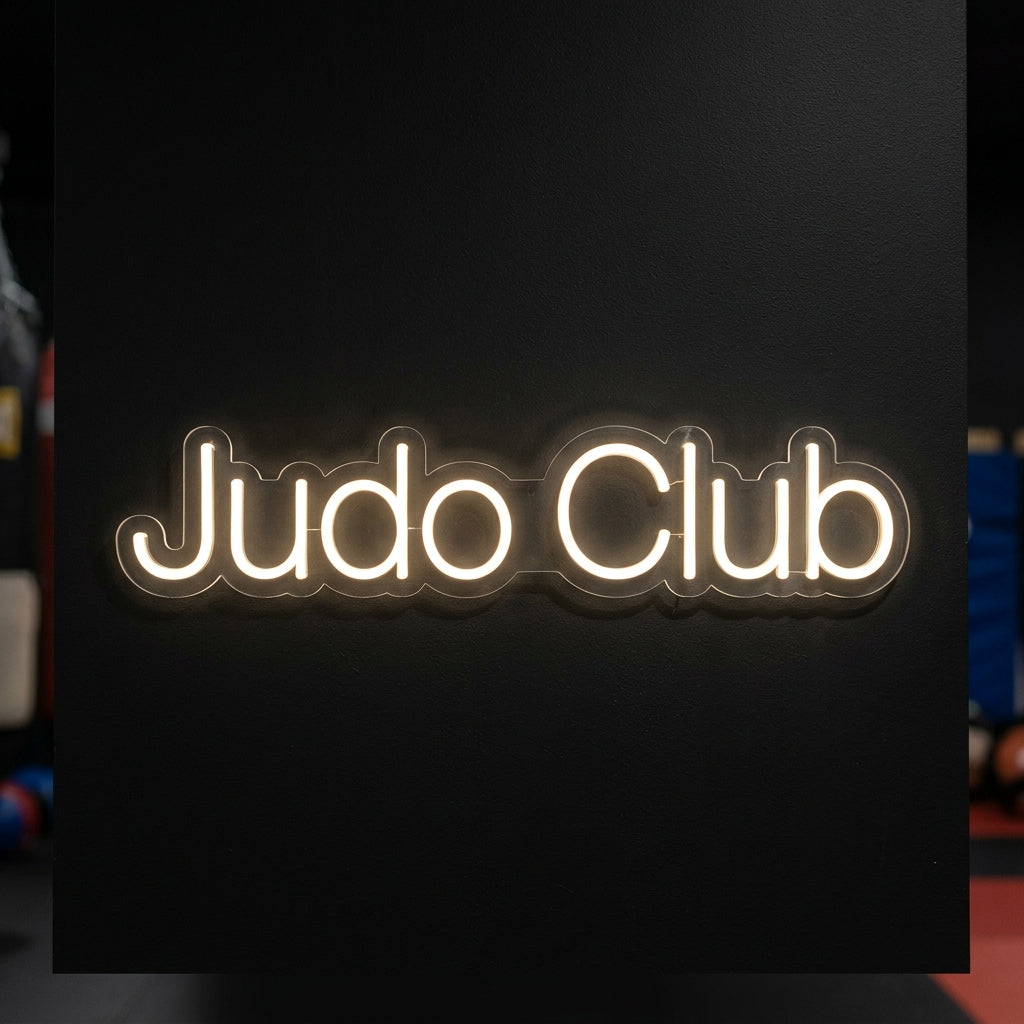 Judo Club - Enseigne néon LED personnalisé