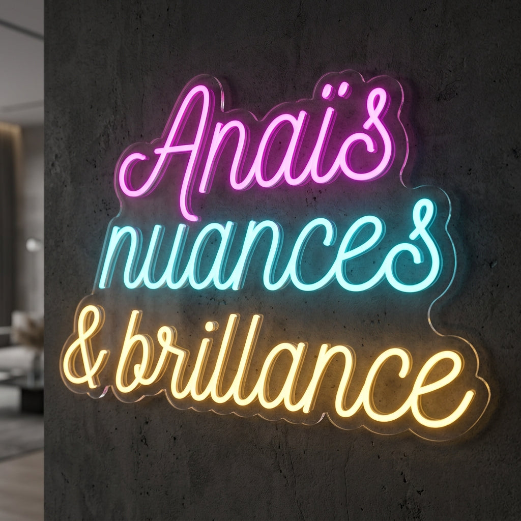 Anaïs Cocard - Enseigne néon LED personnalisé
