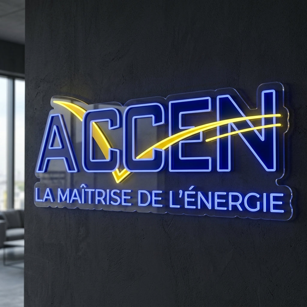 Accen - Enseigne néon LED personnalisé