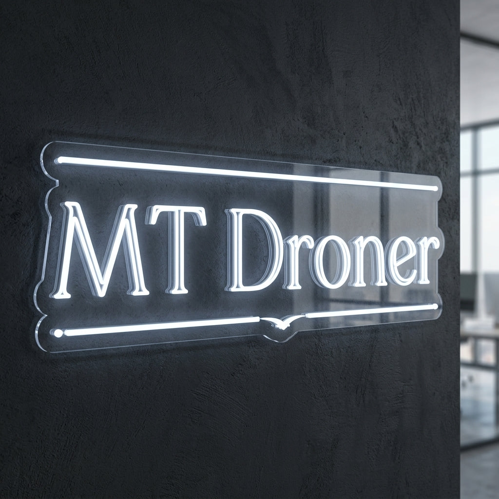 MT Droner - Enseigne néon LED personnalisé