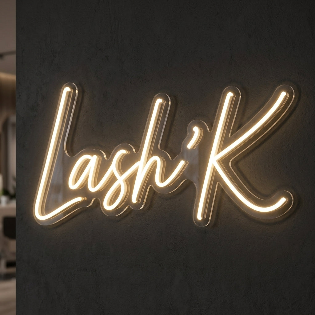 Lash’K - Enseigne néon LED personnalisé