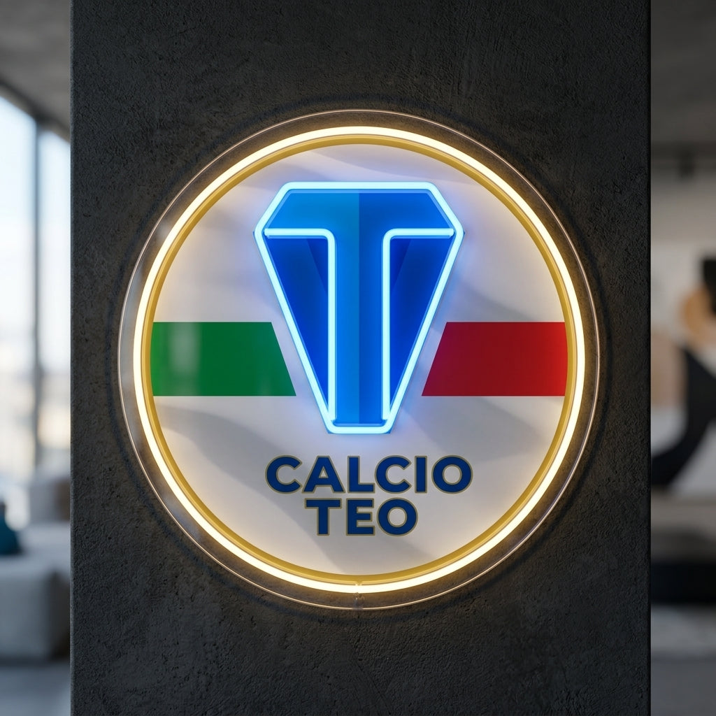 CalcioTeo - Enseigne néon LED personnalisé