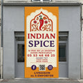 Indian spice · Lettres relief