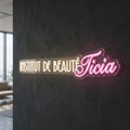 Institut de beauté Ticia - Enseigne néon LED personnalisé