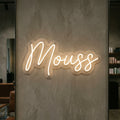 Mouss - Enseigne néon LED personnalisé