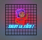 Néon Custom SALUT LA SECU!