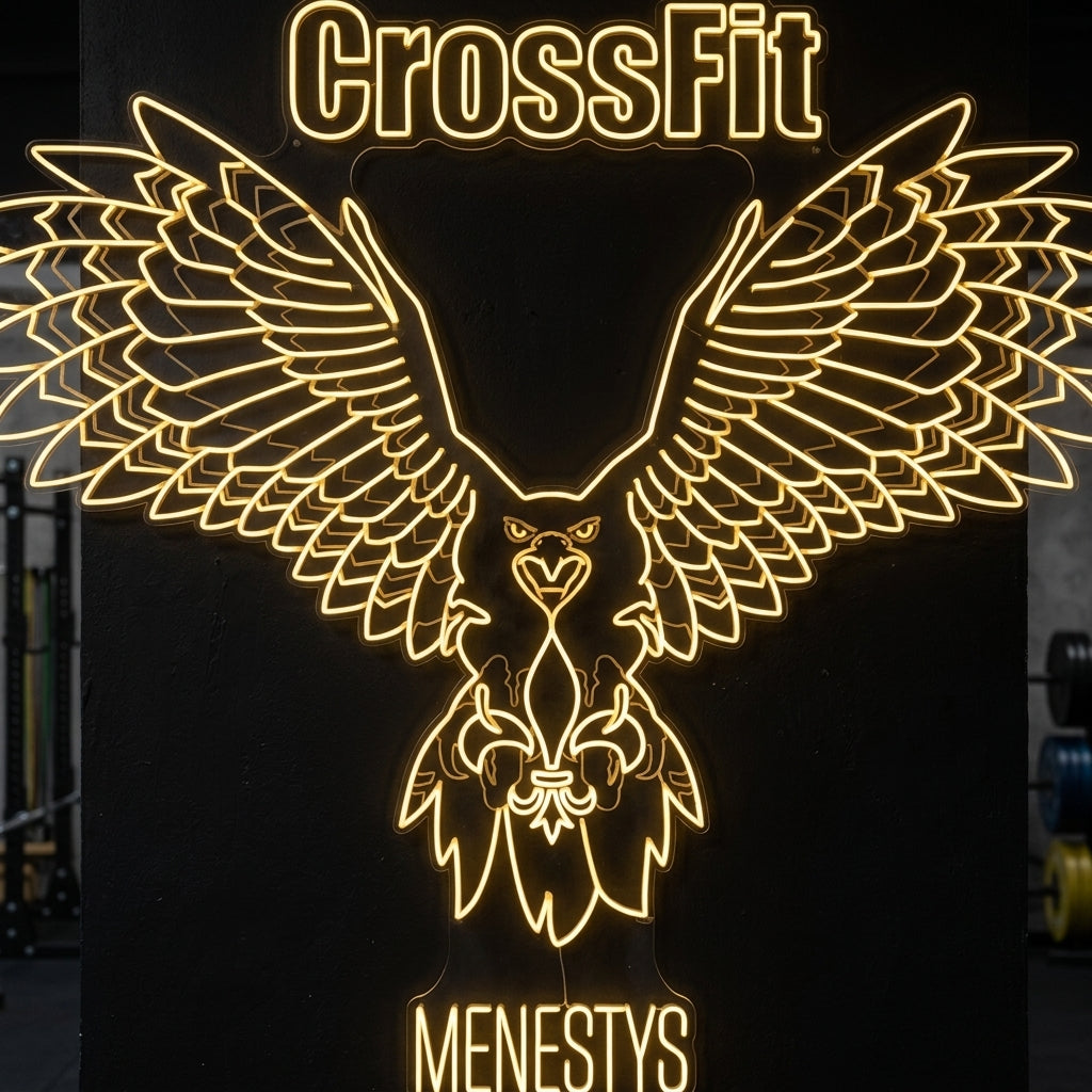 CrossFit Menestys - Enseigne néon LED personnalisé