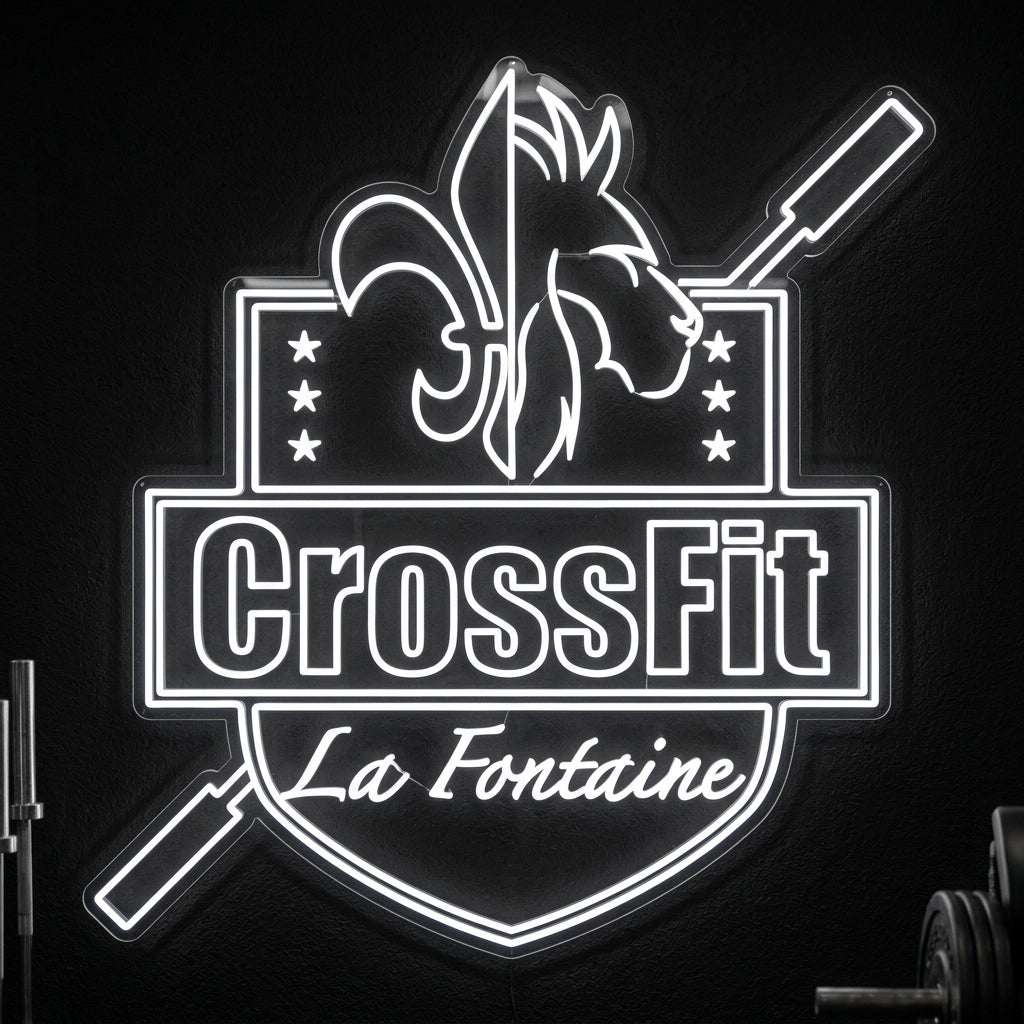 Crossfit La Fontaine - Enseigne néon LED personnalisé