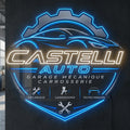 CASTELLI AUTO - Enseigne néon LED personnalisé