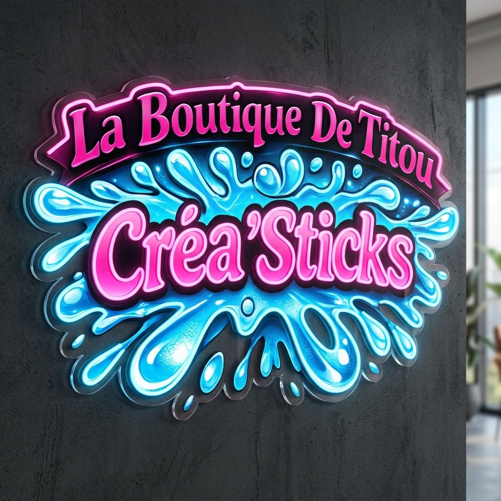 La Boutique De Titou Créa'Sticks - Enseigne néon LED personnalisé