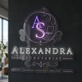 Alexandra Secrétariat - Enseigne néon LED personnalisé
