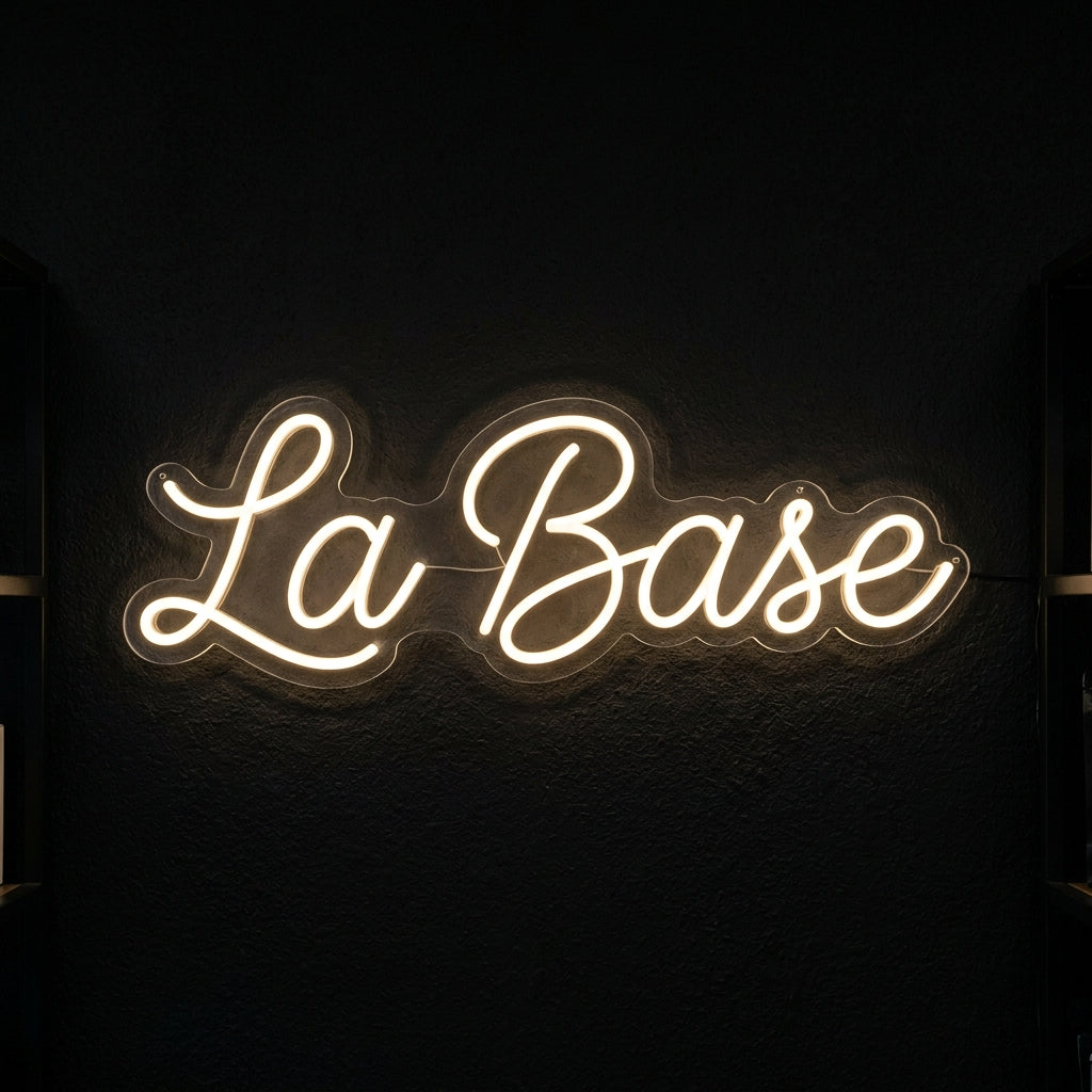 La Base - Enseigne néon LED personnalisé