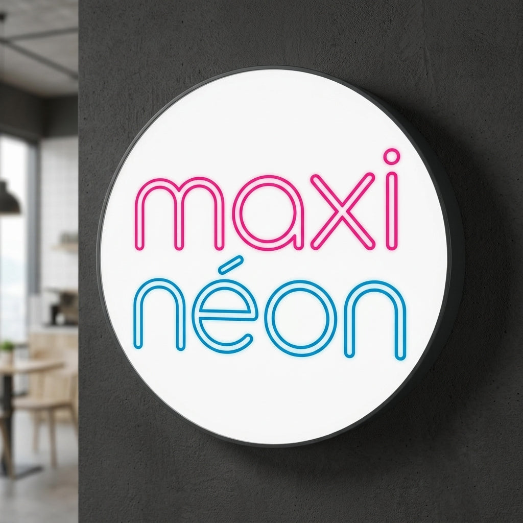 MAXI NEON · Caisson lumineux