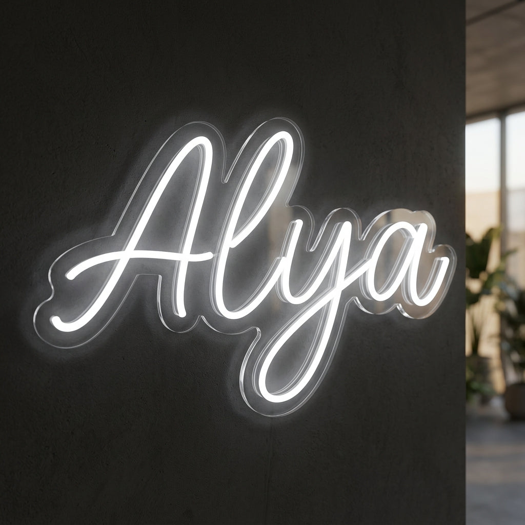 ALYA - Enseigne néon LED personnalisé