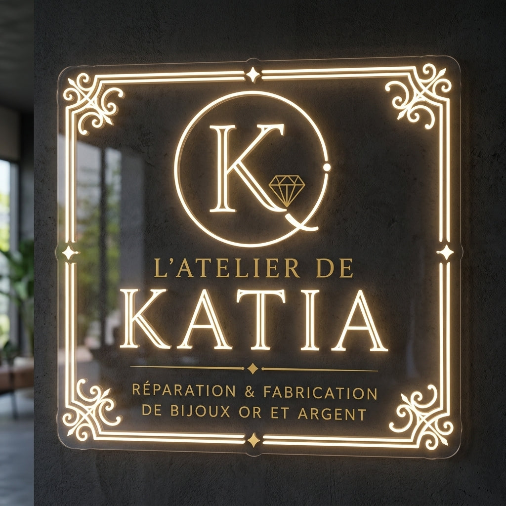 Atelier de katia - Enseigne néon LED personnalisé